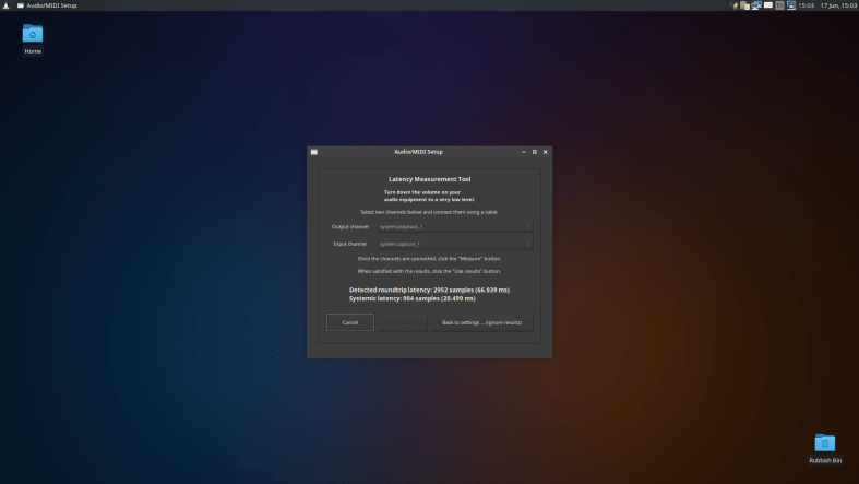 xfce alsa 2